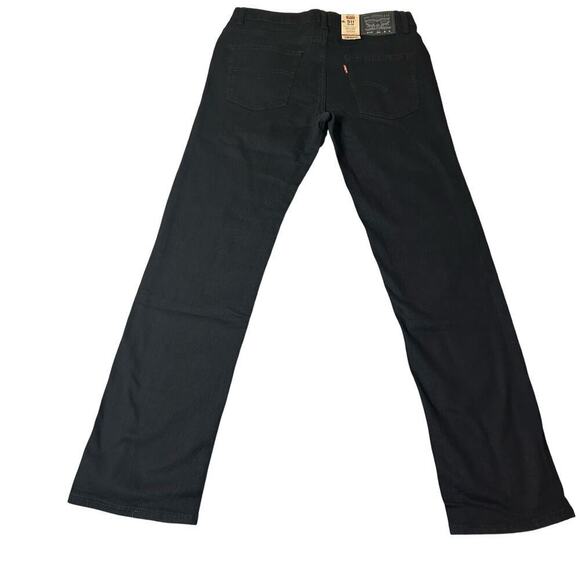 Levi Strauss Jeans Boys‎ 18 29X31 Black Slim Fit Adjustable Waistband NEW - Picture 2 of 12